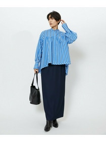 【feerique】feerique　エアリーコットンAラインブラウス 詳細画像 ブラウン 12