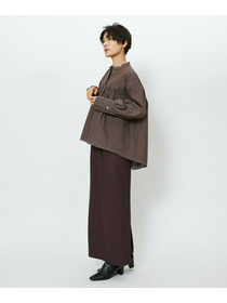 【feerique】feerique　エアリーコットンAラインブラウス 詳細画像 ブラウン 4