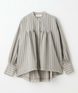 【feerique】feerique　エアリーコットンAラインブラウス 詳細画像 グレー 2