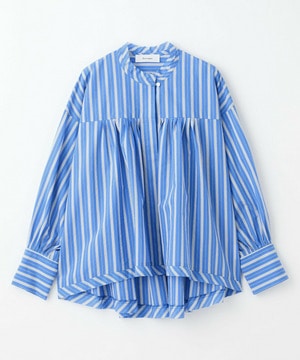 【feerique】feerique　エアリーコットンAラインブラウス 詳細画像 ブルー 2