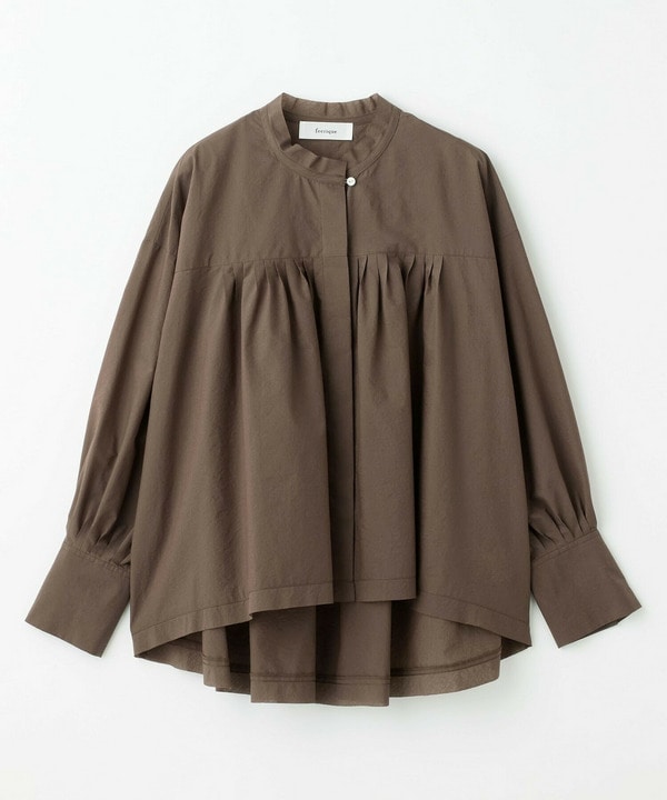 feerique　エアリーコットンAラインブラウス 詳細画像 ブラウン 2