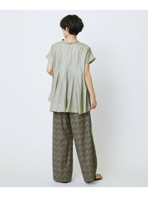 【feerique】feerique コットンレースワイドパンツ 詳細画像 ブラック 14