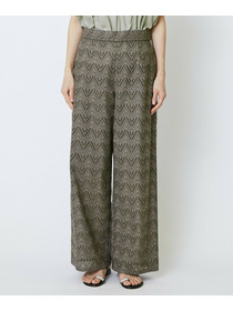 【feerique】feerique コットンレースワイドパンツ 詳細画像 ブラック 18