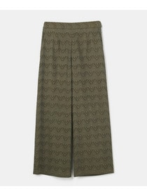 【feerique】feerique コットンレースワイドパンツ 詳細画像 ブラック 22