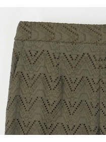 【feerique】feerique コットンレースワイドパンツ 詳細画像 ブラック 26