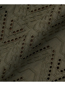 【feerique】feerique コットンレースワイドパンツ 詳細画像 ブラック 29