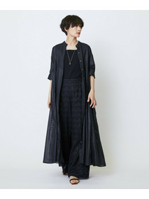 【feerique】feerique コットンレースワイドパンツ 詳細画像 ブラック 4