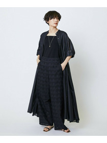 【feerique】feerique コットンレースワイドパンツ 詳細画像 ブラック 9