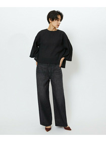 【feerique】feerique　ワイドデニムパンツ 詳細画像 ネイビー 14