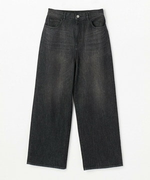 【feerique】feerique　ワイドデニムパンツ 詳細画像 ブラック 2