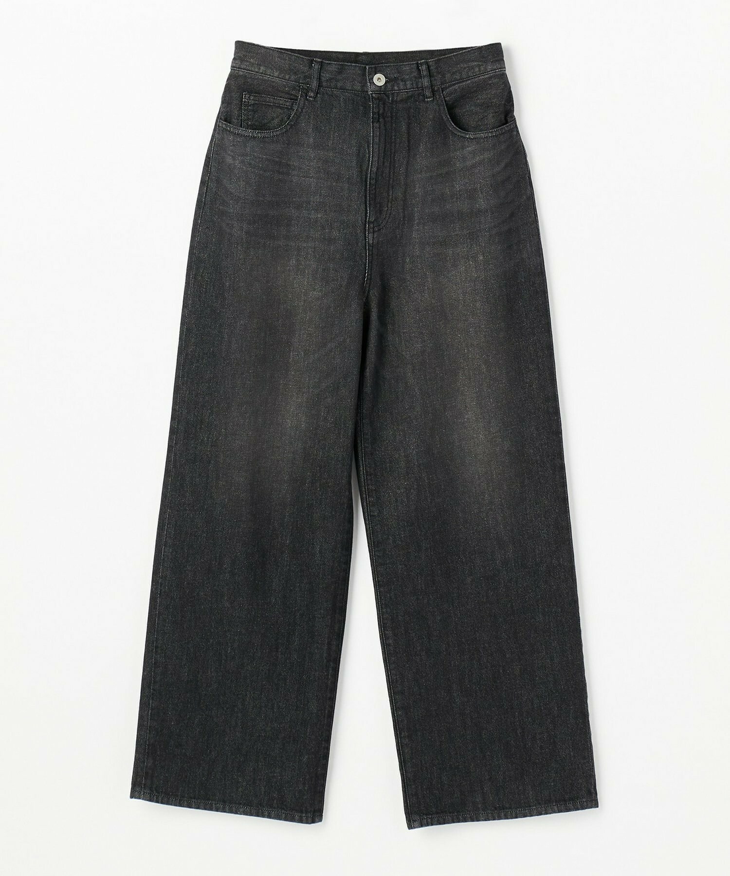 【feerique】feerique　ワイドデニムパンツ 詳細画像 ブラック 2