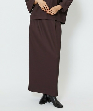 【feerique】feerique　キルトストライプタイトスカート 詳細画像 ブラウン 1