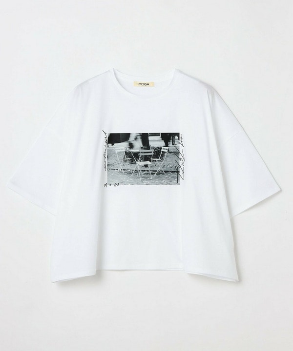 SHOGO SEKINE&times;MOGA コラボ フォトプリントT 詳細画像 ホワイト 2