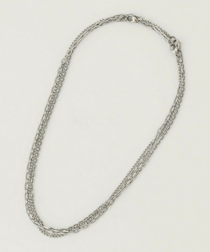 【MOGA】3連チェーンネックレス 詳細画像 シルバー 1