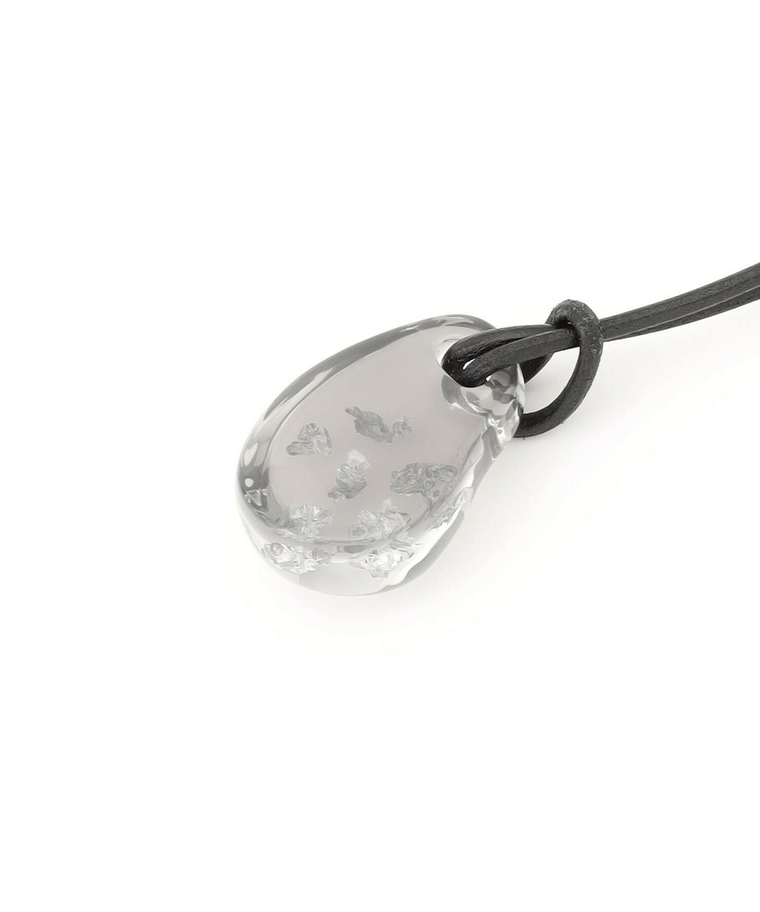 【MOGA】革紐オーバルモチーフネックレス 詳細画像 シルバー 2