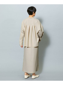 【MOGA】ライトパウダリーツイルスキッパーシャツ 詳細画像 ネイビー 8