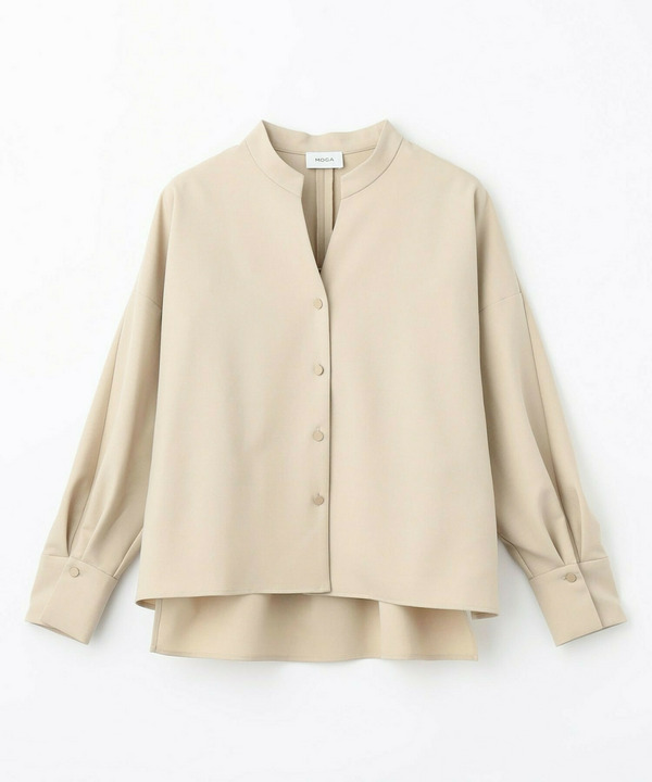 ライトパウダリーツイルスキッパーシャツ 詳細画像 ベージュ 2