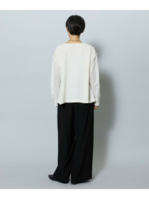 【MOGA】2WAYダブルクロスブラウス 詳細画像 ブラック 10