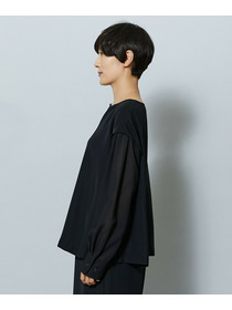 【MOGA】2WAYダブルクロスブラウス 詳細画像 ブラック 18