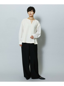 【MOGA】2WAYダブルクロスブラウス 詳細画像 ブラック 7