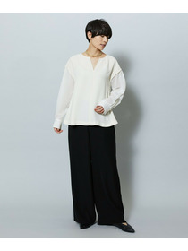 【MOGA】2WAYダブルクロスブラウス 詳細画像 ブラック 8