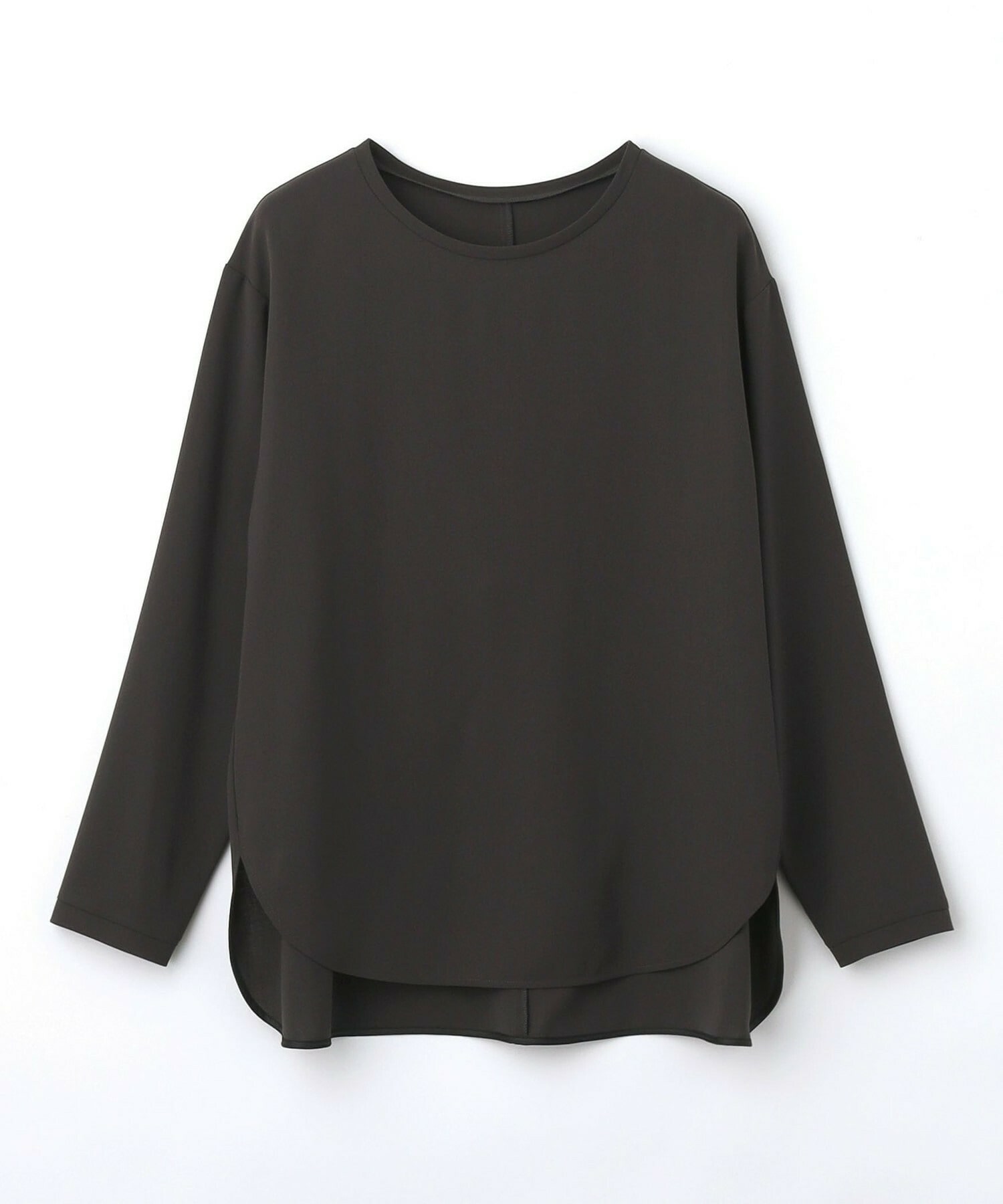 【MOGA】強撚2WAYプルオーバーブラウス 詳細画像 チャコールグレー 1