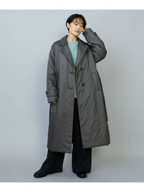 【MOGA】シルキータフタパディングテーラードコクーンコート 詳細画像 チャコールグレー 16