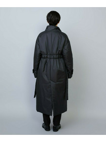 【MOGA】シルキータフタパディングテーラードコクーンコート 詳細画像 チャコールグレー 21