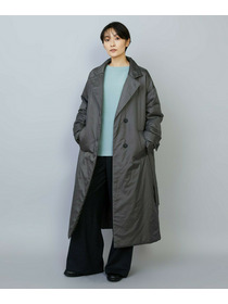 【MOGA】シルキータフタパディングテーラードコクーンコート 詳細画像 チャコールグレー 7