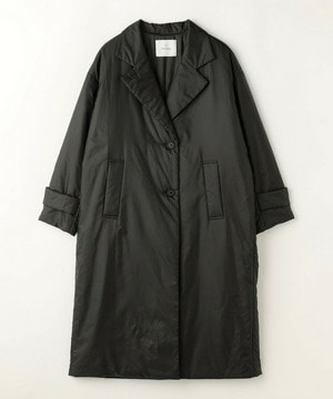 【MOGA】シルキータフタパディングテーラードコクーンコート 詳細画像 ブラック 2