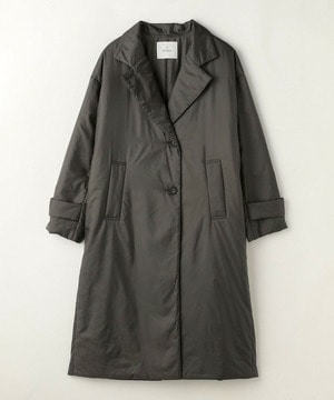 【MOGA】シルキータフタパディングテーラードコクーンコート 詳細画像 チャコールグレー 2