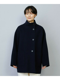 【MOGA】メルトンリバースタンドカラーコート 詳細画像 ネイビー 18