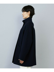 【MOGA】メルトンリバースタンドカラーコート 詳細画像 ネイビー 19