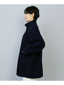 【MOGA】メルトンリバースタンドカラーコート 詳細画像 ネイビー 20