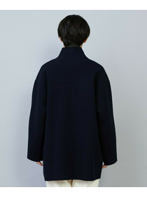 【MOGA】メルトンリバースタンドカラーコート 詳細画像 ネイビー 21
