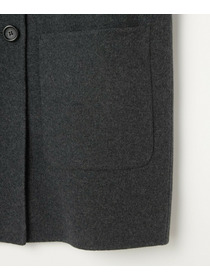 【MOGA】メルトンリバースタンドカラーコート 詳細画像 ネイビー 27