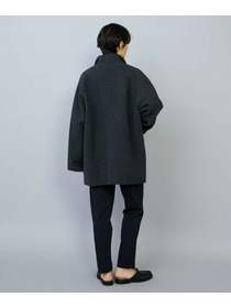 【MOGA】メルトンリバースタンドカラーコート 詳細画像 ネイビー 7