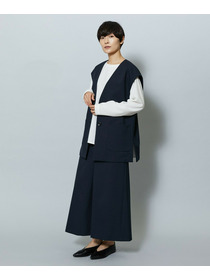 【MOGA】ライトパウダリーツイルジレ 詳細画像 ブラック 13