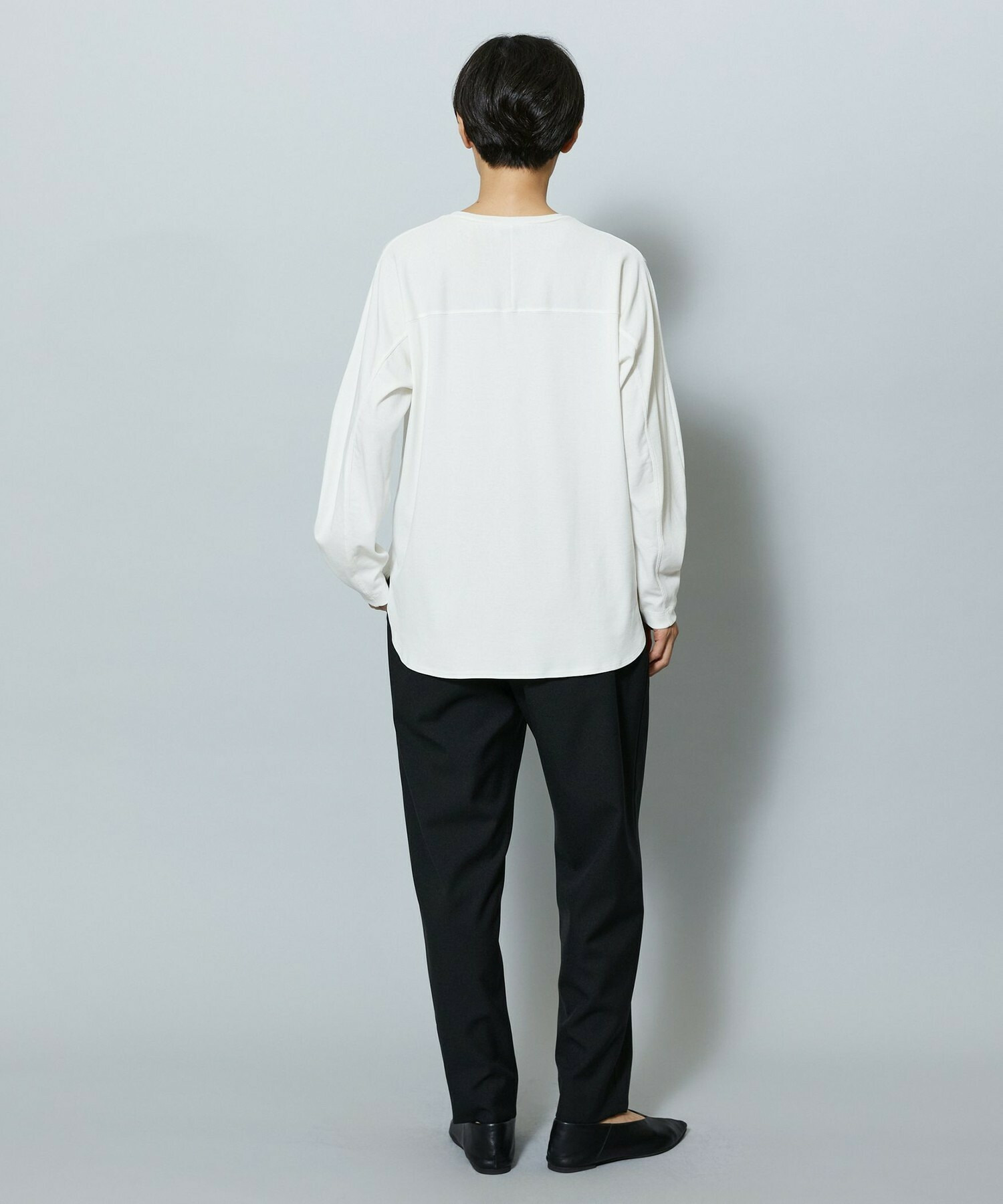 【MOGA】ライトパウダリーツイルテーパードパンツ 詳細画像 ブラック 14