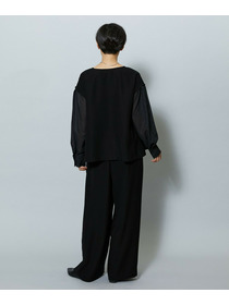 【MOGA】2WAYダブルクロスワイドパンツ 詳細画像 ブラック 7