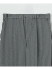 【MOGA】ヘリンボンストレッチテーパードパンツ 詳細画像 グレー 11