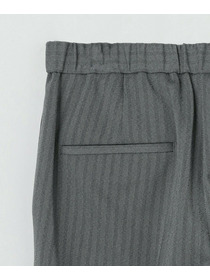 【MOGA】ヘリンボンストレッチテーパードパンツ 詳細画像 グレー 13