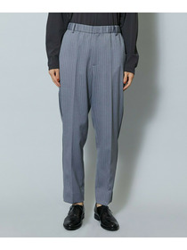 【MOGA】ヘリンボンストレッチテーパードパンツ 詳細画像 グレー 5