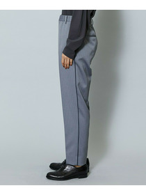 【MOGA】ヘリンボンストレッチテーパードパンツ 詳細画像 グレー 6