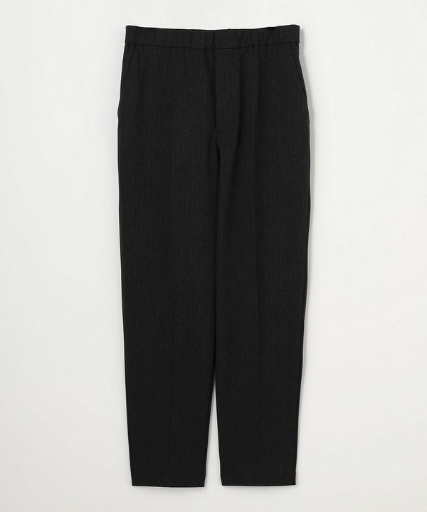 ヘリンボンストレッチテーパードパンツ 詳細画像 チャコールグレー 2