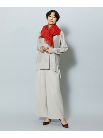 【MOGA】ウールカシミヤストレッチワイドパンツ 詳細画像 オフホワイト 12