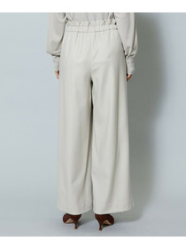 【MOGA】ウールカシミヤストレッチワイドパンツ 詳細画像 オフホワイト 23