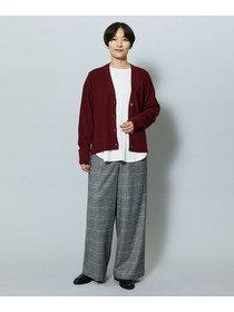 【MOGA】ウールカシミヤグレンチェックワイドパンツ 詳細画像 チェック 10