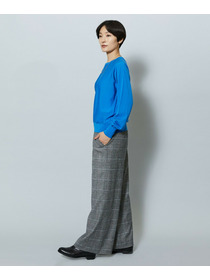 【MOGA】ウールカシミヤグレンチェックワイドパンツ 詳細画像 チェック 16