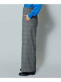 【MOGA】ウールカシミヤグレンチェックワイドパンツ 詳細画像 チェック 21